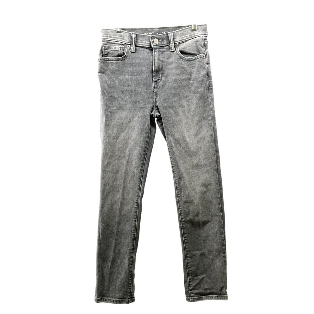 Old Navy‎ Kids Boys Size 14 Slim Jeans Karate Falcon Gray